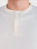 Men's White Relaxed Fit Solid Casual T-Shirts