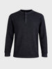 Men's Black Relaxed Fit Solid Casual T-Shirts