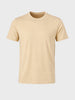 Men's Yellow Regular Fit Solid Casual T-Shirt