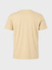Men's Yellow Regular Fit Solid Casual T-Shirt