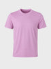 Men's Purple Regular Fit Solid Casual T-Shirt