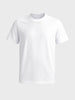 Men's White Regular Fit Solid Casual T-Shirt