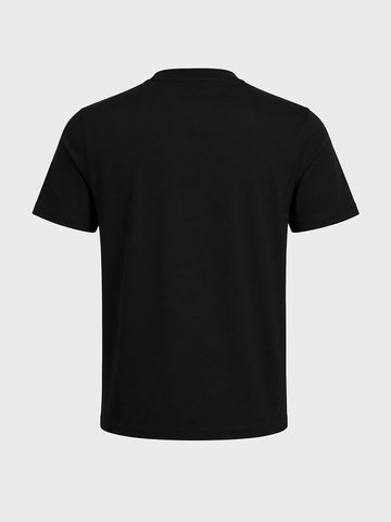 Men's Black Regular Fit Solid Casual T-Shirt