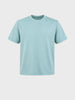 Men's Blue Regular Fit Solid Casual T-Shirt
