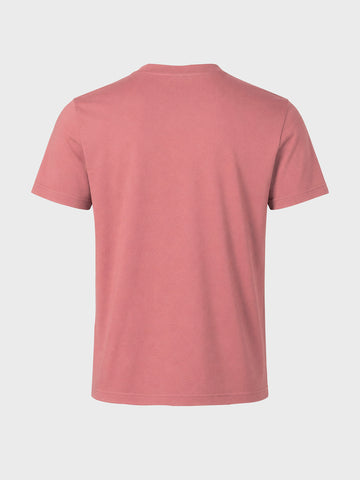 Men's Pink Regular Fit Solid Casual T-Shirt