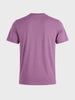 Men's Purple Regular Fit Solid Casual T-Shirt