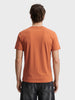 Men's Brown Regular Fit Solid Casual T-Shirt