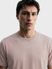Men's Purple Regular Fit Solid Casual T-Shirt
