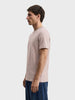 Men's Purple Regular Fit Solid Casual T-Shirt