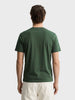 Men's Olive Regular Fit Solid Casual T-Shirt