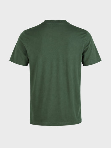 Men's Olive Regular Fit Solid Casual T-Shirt