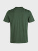 Men's Olive Regular Fit Solid Casual T-Shirt