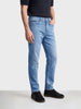 Men's Blue Slim Fit Solid Casual Jeans