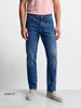 Men's Blue Slim Fit Solid Casual Jeans