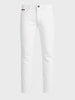 Men's White Slim Fit Solid Casual jEANS