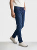 Men's Blue Slim Fit Solid Casual Jeans
