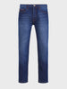 Men's Blue Slim Fit Solid Casual Jeans