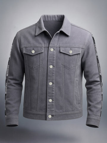 Men's Drill Trucker Jacket