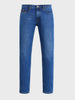 Men's Blue Carrrot Fit Solid Casual Jeans