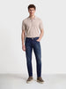Men's Blue Slim Fit Solid Street Wear Jeans