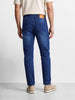 Men's Navy Regular Fit Solid Casual Jeans