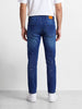 Men's Blue Carrot Fit Solid Casual Jeans