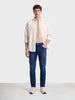 Men's Blue Carrot Fit Solid Casual Jeans