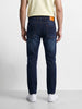 Men's Blue Slim Fit Solid Casual Jeans