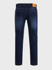 Men's Blue Slim Fit Solid Casual Jeans
