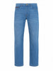 Men's Blue Slim Fit Solid Casual Jeans