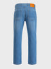Men's Blue Slim Fit Solid Casual Jeans