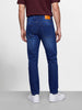 Men's Blue Slim Fit Solid Casual Jeans