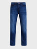 Men's Blue Slim Fit Solid Casual Jeans
