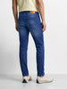 Men's Blue Slim Fit Solid Casual Jeans