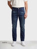 Men's Blue Slim Fit Solid Casual Jeans