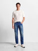 Men's Blue Slim Fit Solid Casual Jeans