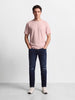 Men's Blue Slim Fit Solid Casual Jeans