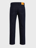 Men's Navy Blue Slim Fit Solid Casual Jeans