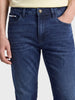 Men's Blue Slim Fit Solid Casual Jeans