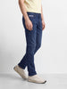 Men's Blue Slim Fit Solid Casual Jeans