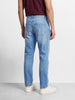Men's Blue Regular Fit Solid Street Wear Jeans