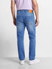 Men's Blue Dad Fit Solid Street Wear Jeans