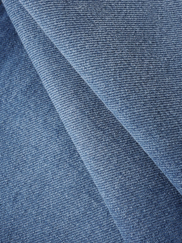 Men's Blue Dad Fit Distressed Mid-Rise Jeans