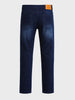 Men's Blue Slim Fit Solid Street Wear Jeans