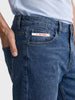 Men's Blue Slim Fit Solid Casual Jeans