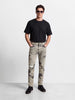 Men's Grey Slim Fit Solid Street Wear Jeans
