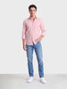 Men's Blue Slim Fit Solid Casual Jeans