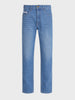 Men's Blue Slim Fit Solid Casual Jeans