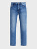 Men's Blue Slim Fit Solid Casual Jeans