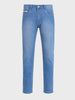 Men's Navy Slim Fit Solid Casual Jeans